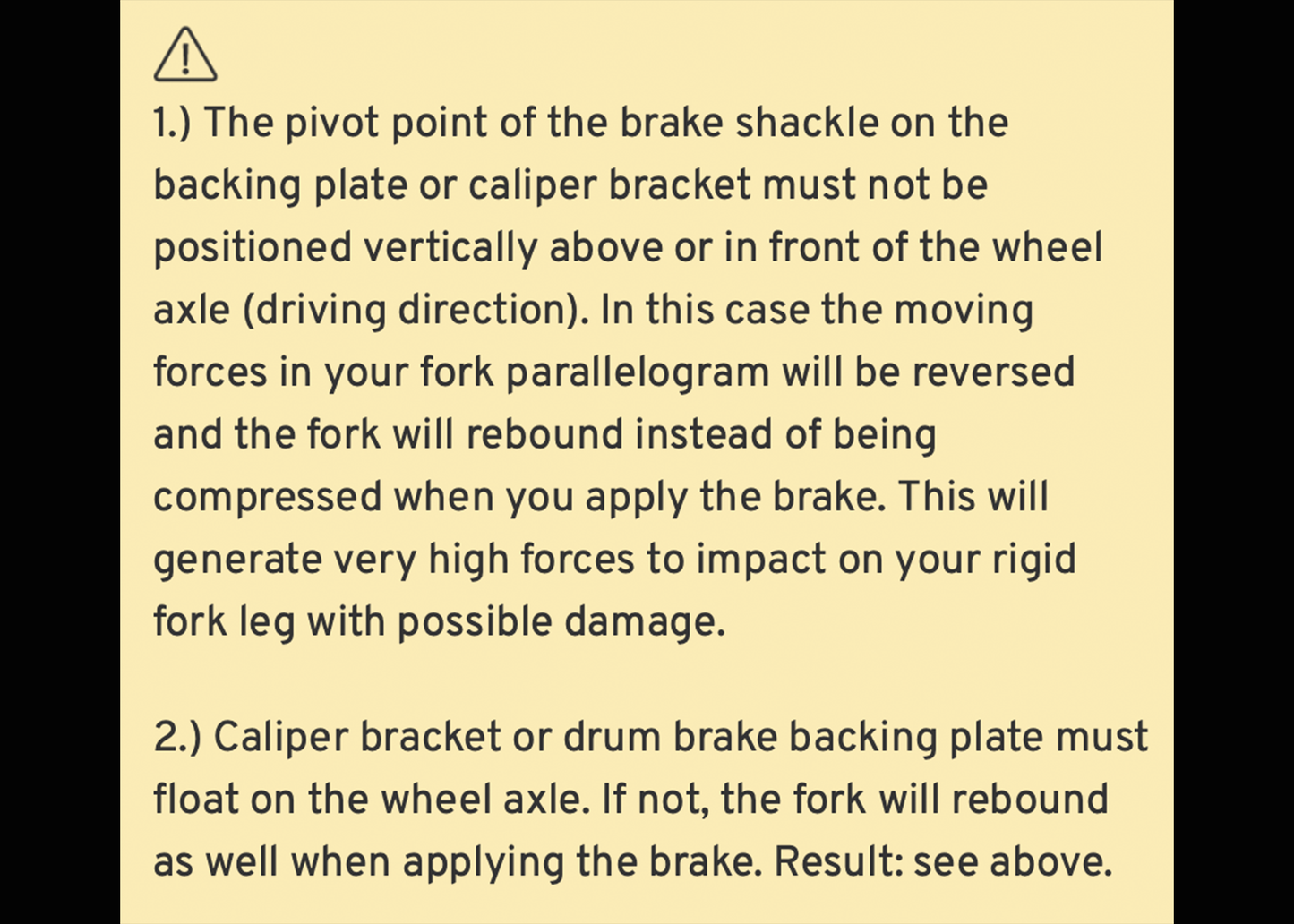 Cannonball Inline I-beam Springer Forks