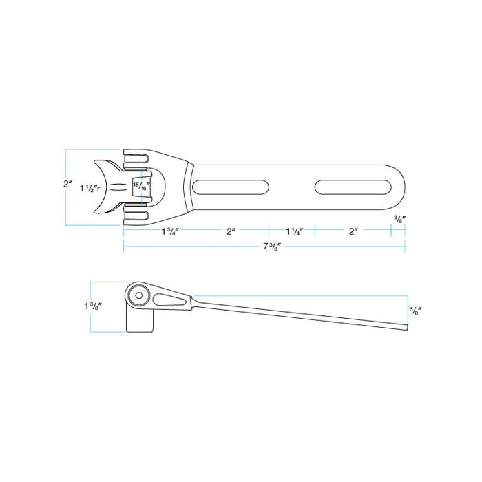 Biltwell Chromoly Seat Hinge
