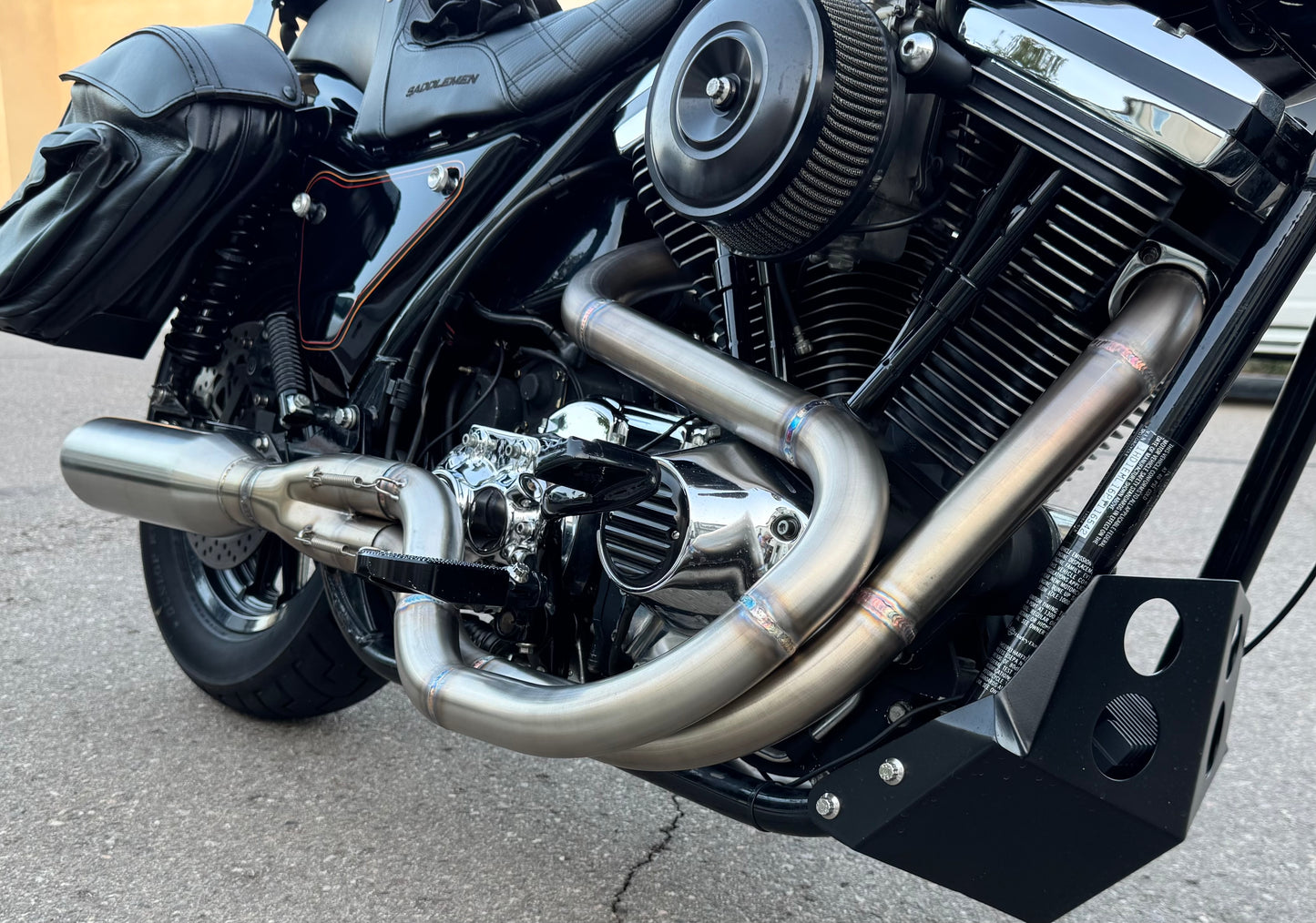 LHC Exhaust - FXR (Evo) - Stainless Steel