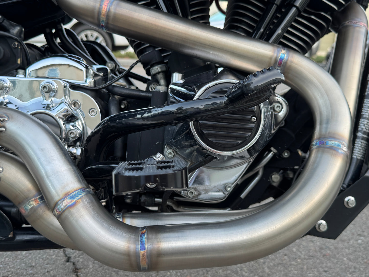 LHC Exhaust - FXR (Evo) - Stainless Steel