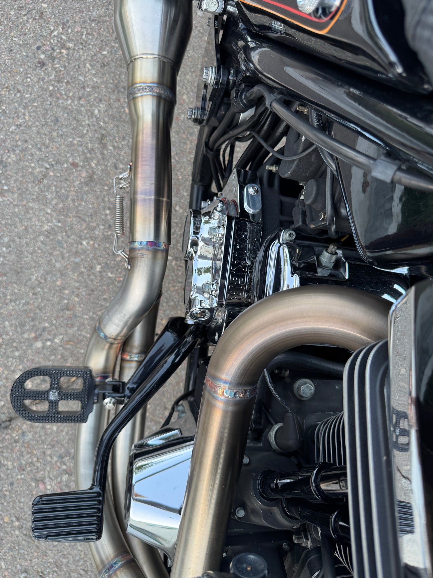 LHC Exhaust - FXR (Evo) - Stainless Steel